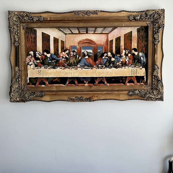 Het Laatste Avondmaal Zapateria's - Beroemde kunst Laatste Avondmaal door Leonardo Da Vinci Tapijtschilderijen - Goblen,muurschildering,luxe kunst aan de muur,tapijt