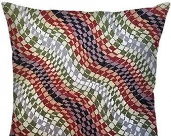 Rokoko Kunst / Kissenbezug / Gobelin Kissen / Ottoman KissenVintage / Gewebtes Kissen / Gobelin Gobelin / Handgemacht / Jacquard