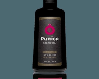 Jarabe de Granada 100% Natural Jarabe Agrio de Granada, Punica Agrio de Granada Sin Filtrar (250 ml)–Cosecha 2022, Salsa de Granada, Granada