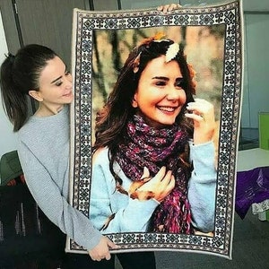 Personalized Photo Tapestry, Customized Picture Woven Blanket,Custom Rug, Custom Image Rugs, Custom Rug with Your Logo, Custom Rug