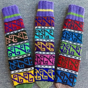 Wool Socks-hand Made Wool Socks%100 Hand Madeknitted Woolly - Etsy