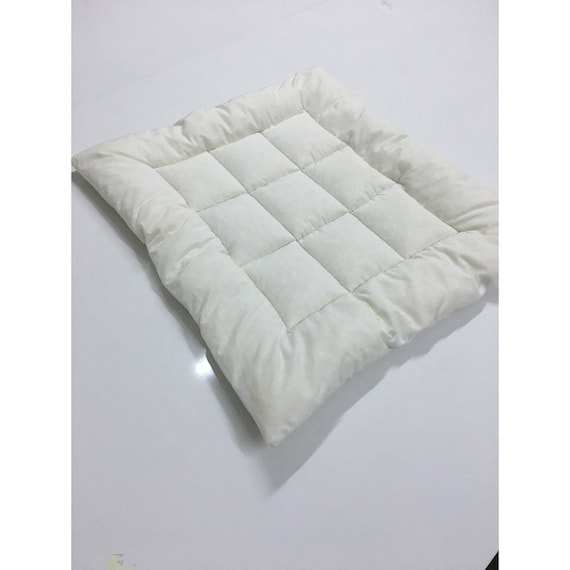 Cat and dogs -Lamb Wool Cushion - Comfortable tufted pillow for pets - Soft floor cushion - Chair Pad Lambs Wool Cat Bed or Chair Cushion