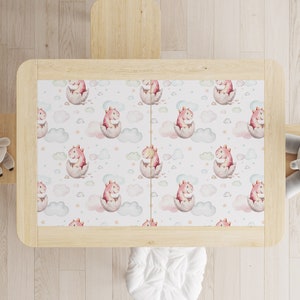 Ikea Flisat Table Decal \ Baby Dino \ Table Sticker \ Removable Decals \ Peel and Stick \ Ikea Vinyl Decal