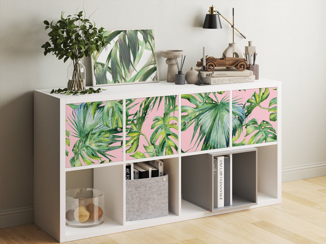 Ikea Kallax Expedit Decal Dense Jungle Rack Sticker Etsy