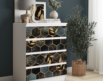 green emerald velvet dress Julieta - 6 Drawer Dresser main image 1