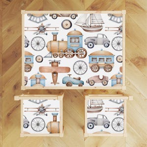 Ikea LATT Table and Chairs Decals \ Vintage Transport \ Table Sticker \ Removable Furniture Decals \ Peel and Stick \Ikea Vinyl Decal