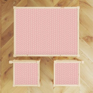 Ikea LATT Table and Chairs Decals \ Pink Wheat Charm \ Removable Furniture Decals \ Peel and Stick \ Ikea Vinyl Decal