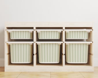 Ikea Trofast用収納ステッカー、Ikea Trofast収納インサート用デカール