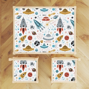 Ikea LATT Table and Chairs Decals \ Crazy Cosmic Adventure \ Table Sticker \ Removable Furniture Decals \ Peel and Stick \ Ikea Vinyl Decal