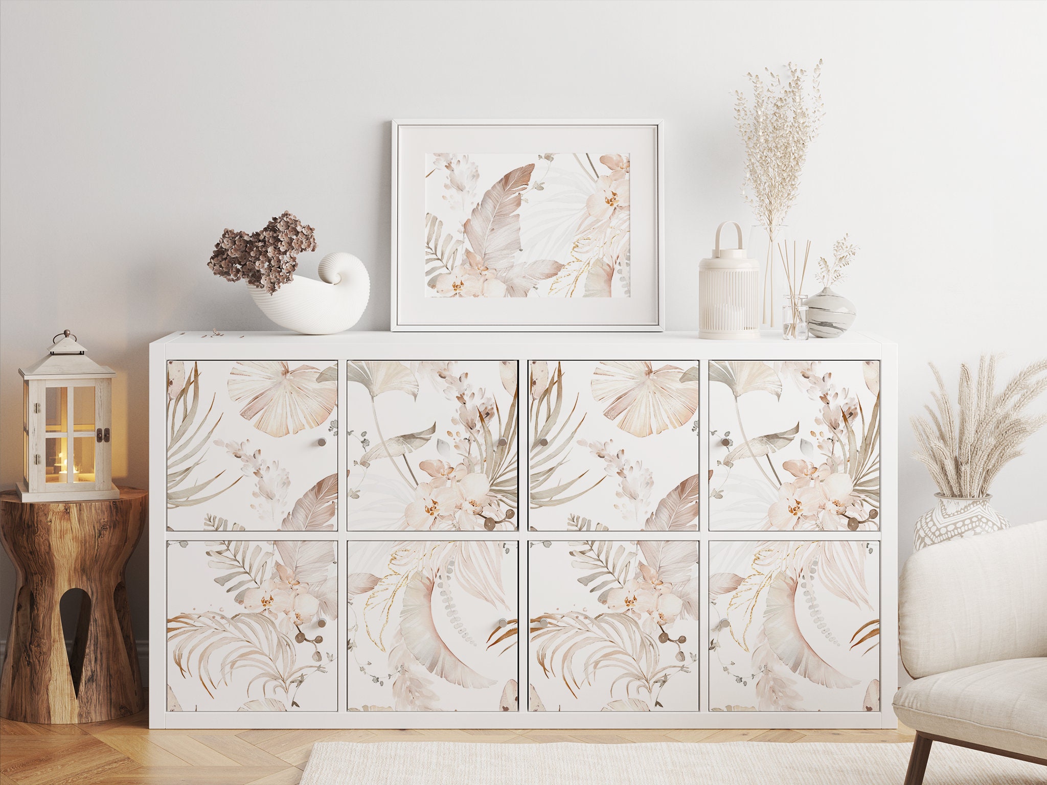 Ikea Kallax Expedit Decal  Orchid Flower  Rack Sticker
