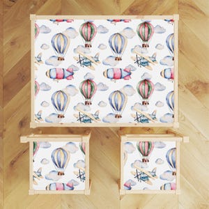 Ikea LATT Table and Chairs Decals \ Skybound Adventures\ Removable Furniture Decals \ Peel and Stick \ Ikea Vinyl Decal