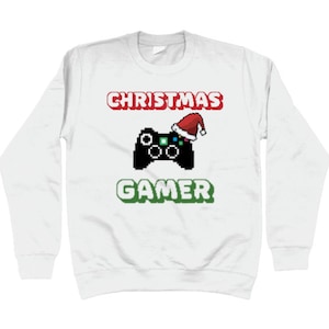 Weihnachten Gamer Jumper Kinder Weihnachten Jumper Erwachsene Weihnachten Jumper Weihnachten Kostüm Kinder Weihnachten Jumper Xmas Jumper Controller