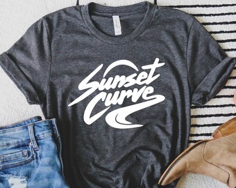 Sunset Curve Tshirt - Etsy