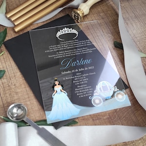 Invitations Quinceanera, Butterfly Invitation, Acrylic Quinceanera invitations, Sweet 15 invitation, Birthday Invitation