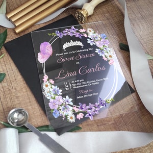 Acrylic Wedding Invitation Wedding Invitations Acrylic Invitation Clear Invitation Luxury Invitation Minimalist Invitation Transparant.