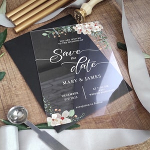 Acrylic Wedding Invitations Acrylic Invitation Wedding Acrylic Invitations Clear Invitations Luxury Invitations Stylish Invitations.