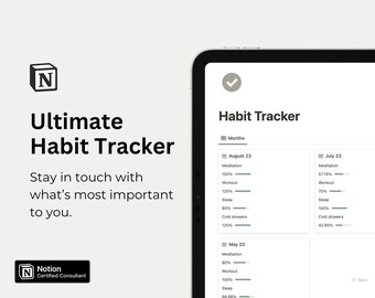 Ultimate Habit Tracker Notion Template