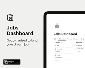 Job Application Tracker Notion Template