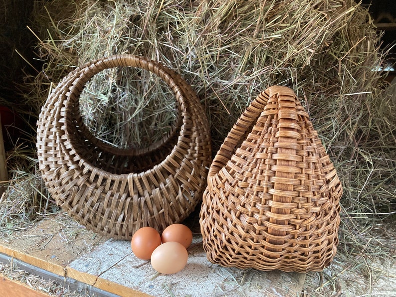 Cesta para gallinas - Estilo rústico hecho a mano