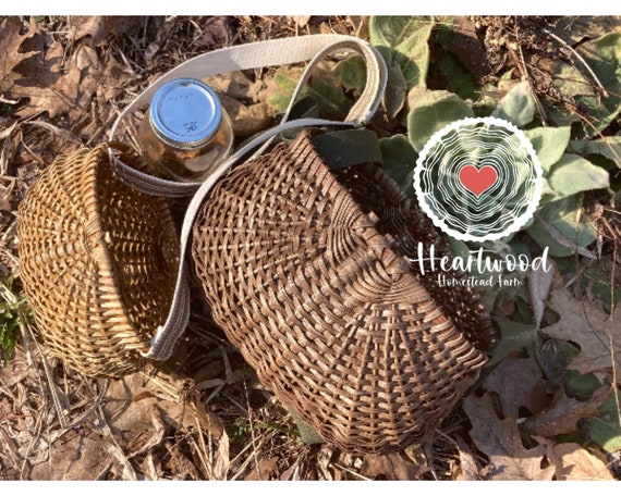 Oval Appalachian-style Foraging & Harvest Basket- Handmade in USA