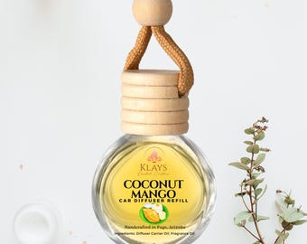 Coconut Mango | Car Diffuser | Gifts for Her | Gifts For Him | Car Scent | Holiday Gift | Car Freshener |