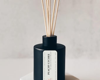 Peachy Lychee | Reed Diffuser | Gifts for Her | Gifts For Him | Home Fragrance | Holiday Gift | House Diffuser | Scented Decor
