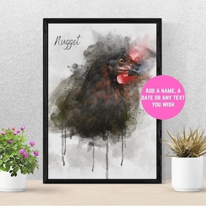 Personalised Watercolour Digital Download Pet Portrait, Custom Dog Cat Portrait, Custom Pet Portrait, Pet Painting from Photo, Pet Portrait