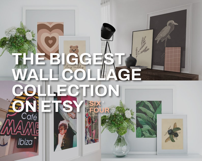 Ultimate Wall Collage Kit Printable Bundle 294 Print Files Etsy