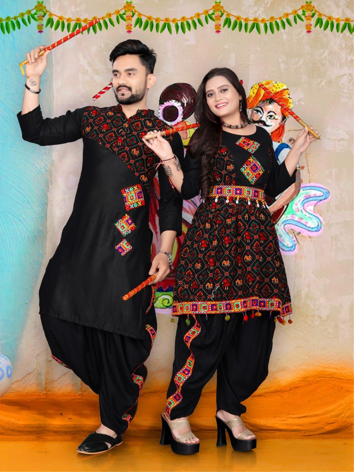 garba couple dress