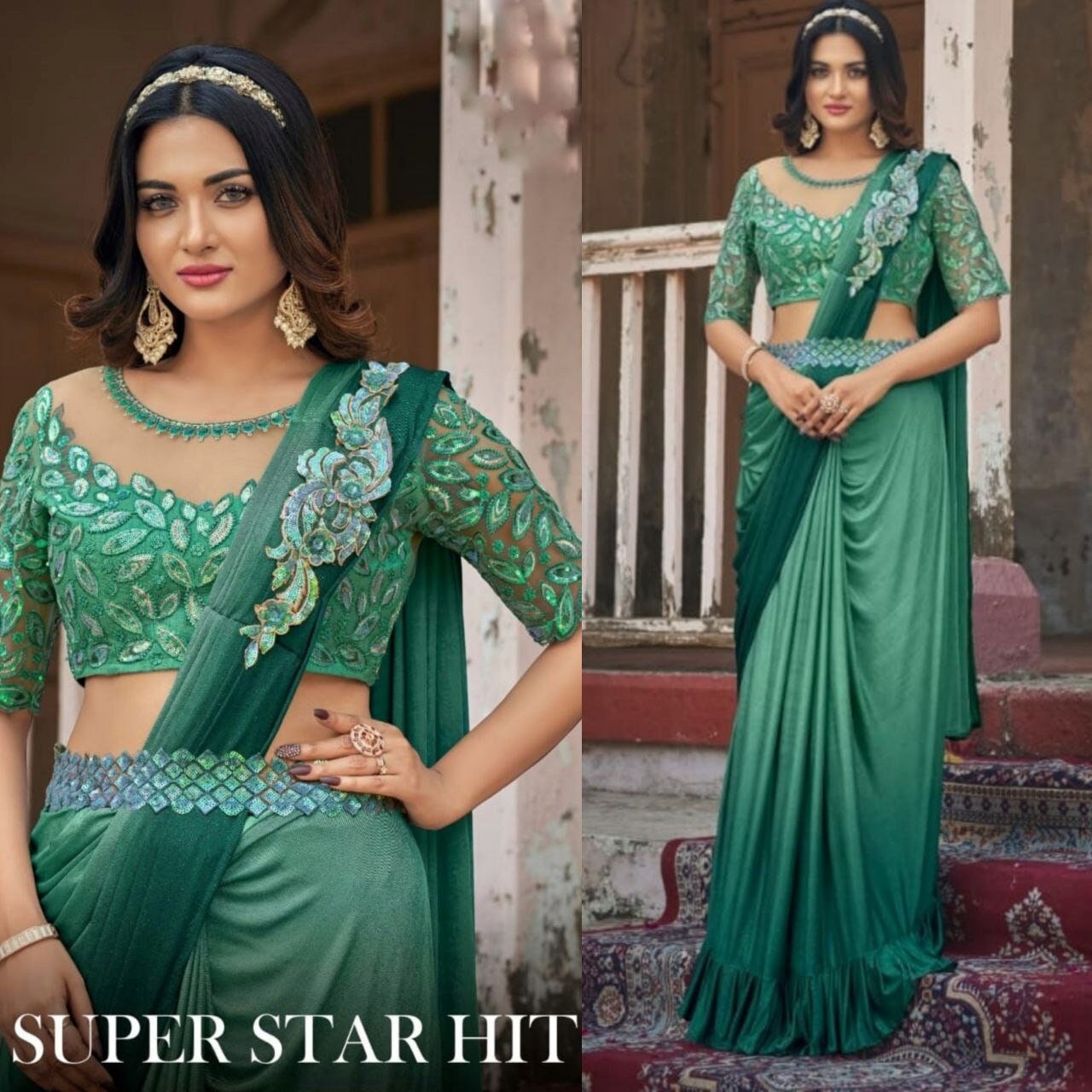 Ready to Wear Saree - Etsy Australia
