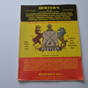 Vintage 1975 Herter&#39;s Supplement Catalog