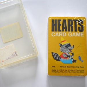 Vintage Whitman Sealed Hearts Card Game