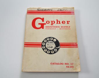 Pistolets de chasse Gopher Shooter's Supply n° 17 vintage des années 1960