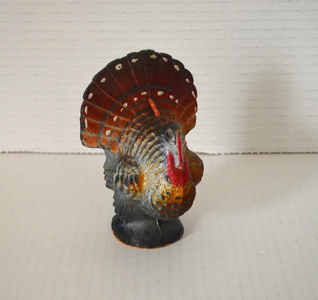 Vintage Gurley Turkey Candle Etsy
