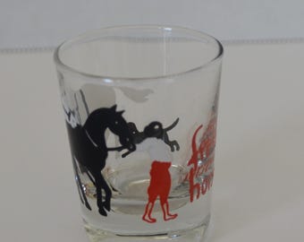 Vintage Libby Fresh Horses Shot Glass