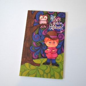 Vintage Who&#39;s Afraid of Halloween Card American Greetings Card