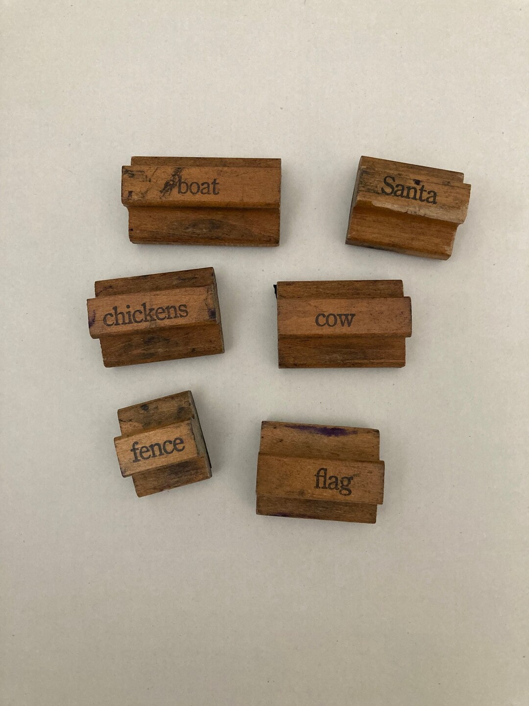 Vintage Wooden Stamps/ Primitive Stamps Etsy