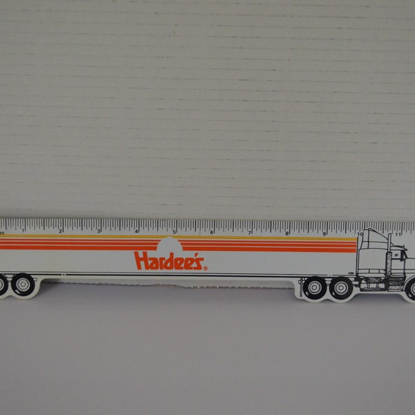 vintage Hardee's Pepsi Cola Semi ruler