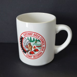 vintage Gateway Area Council, BSA Camp Decorah mug