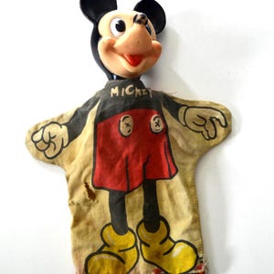 Vintage WDP Mickey Mouse Hand Puppet
