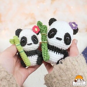 ChubBie / Mei the Panda - crochet patterns by NoobieontheHook (Amigurumi tutorial PDF file)