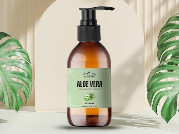 Aloe Vera Gel - 99% Pure Aloe 250ml Supplied in a Bottle With a Pump - Etsy