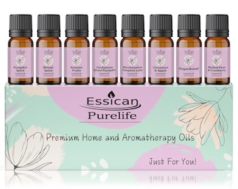 Fragrance oil gift set 8 x 10ml oils