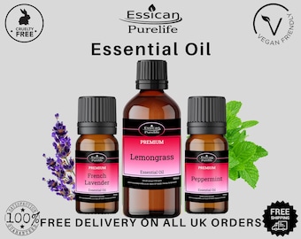 Essential Oil 10ml and 50ml, Over 50+ oils, Aromatherapy, Oil burner, perfume making, candles, soaps, bath bomb and wax melt making etc
