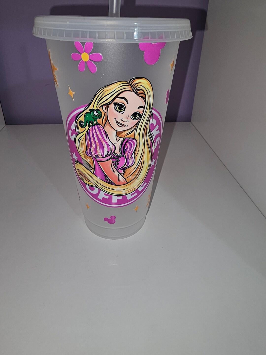 Rapunzel Starbucks Cold Cup Tangled 24 Oz Gift for - Etsy