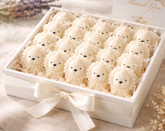 Leeuw leeuwtje kaarsen feestartikelen babyshower handgemaakte cadeau babygift gepersonaliseerde gift eco soy wax homedecoratie