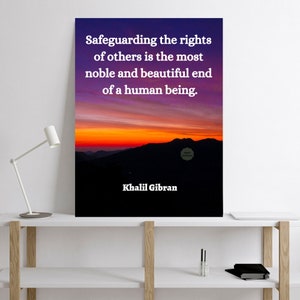 KHALIL GIBRAN! Famed author of &quot;The Prophet.&quot; Digital Wall Art, Printable Wall Art, Digital Art, Gift, Digital Prints, Quotes About Life