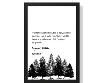 Citazione di Sylvia Plath, Sylvia Plath Wall Art, Quote Print Poster, Stampa letteraria, Inspirational Wall Art, Citazione ispiratrice, Oggettistica per la casa, Regalo