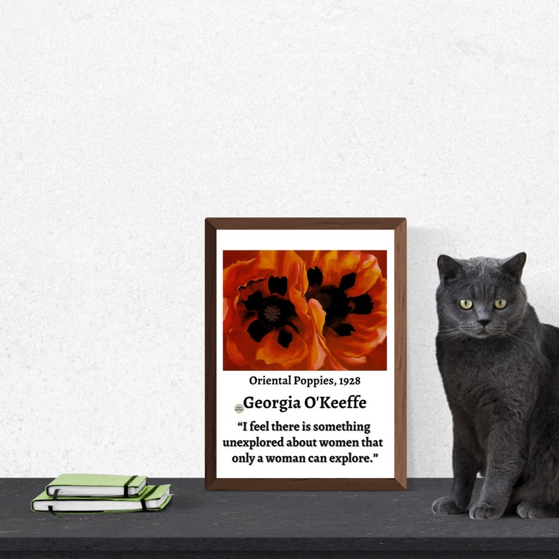 GEORGIA O'KEEFFE! Digital Wall Art, Printable Wall Art, Wall Hangings ...