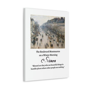 Camille Pissarro Quote, Pissarro Wall Art, Famous Impressionist Painter , Quote Print Poster, Inspirational Wall Art, Home Decor, Gift